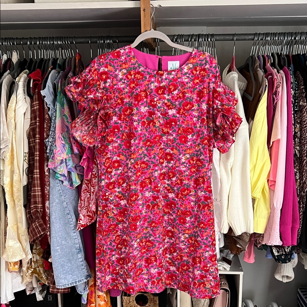 Vibrant Floral Mini Dress